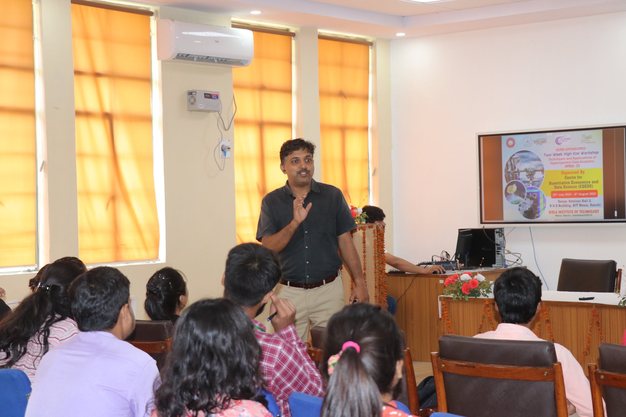 Faculty Addressing Participants